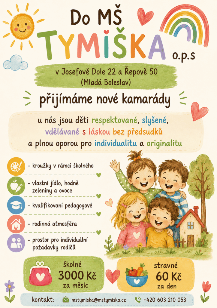 Volná místa v Tymiškách